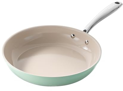 Redchef pfanne keramik 28cm，induktionsgeeignet, Keramik-Antihaftbeschichtung, Grün