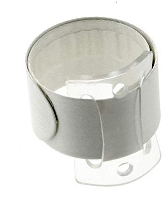 FloristryWarehouse Armband mit Schnappverschluss, 25 mm, elfenbeinfarben, 2 Stück