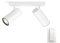 Philips Hue White Ambiance Faretto LED Smart Buratto, Luce Bianca da Calda a Fredda, Dimmerabile, 2 Punti Luce, 2x5.5W, Bianco, Telecomando Dimmer Switch Incluso