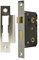 TSS Polished Chrome Bathroom Lock 3 (79mm) Bathroom Door Lock Mortice Lock, Supplied with Fixutres & Fittings