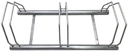 Fahrradständer aus Edelstahl – 3 Stellplätze | Handgefertigt in Deutschland | Bügelparker für 3 Fahrräder | rostfrei & langlebig | für Garage, Außenbereich & Gewerbe | von Namor-Edelstahlprodukte