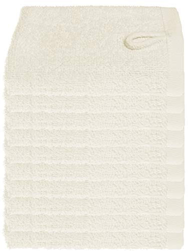 Julie Julsen 20er Pack Waschlappen 12 Farben erhältlich weich und saugstark Öko Tex Natur weiß 30 x 30 cm