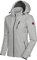 Little Donkey Andy Women's Softshell Jacket Ski Jacket with Removable Hood, Fleece Lined and Water Repellent Light Gray Size XL