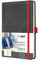 SIGEL C2157 Terminplaner Wochenkalender 2021, ca. A5, Hardcover, Vintage, Leder-Optik dunkelgrau, mit vielen Extras, Conceptum - weitere Modelle