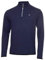 Calvin Klein Mens Striped Sleeve Newport Sweater - Navy/White - M