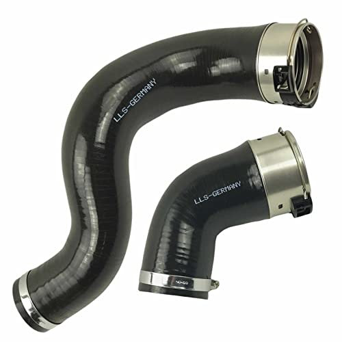 2x Turboschlauch Ladeluftschlauch Kompatibel mit Ren ault Trafic III dCi - Opel Vivaro 1.6 CDTi 144603145R 93451667 SET