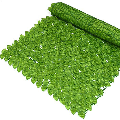 QIAOH Künstliche Efeu Garten Sichtschutz 1x1m, Balkon Blätter Zäune Sichtschutz Sichtschutz Windschutz Verkleidung Für Balkon Terrasse Zaun Hecken Zaun Und Künstliche Efeu Blatt Dekoration