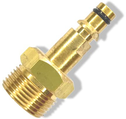 M&M Smartek Adattatore Quick-Click adatto per tubi ad alta pressione con M22 x 1,5 IG – per Kärcher, Kranzle, ecc. – 5 cm di lunghezza