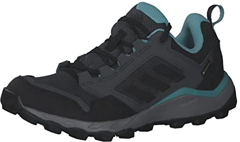 Adidas Damen Tracerocker 2.0 Gore-TEX Trail Running Shoes, Grey Six/Core Black/Mint Ton, 41 1/3 EU