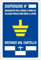 NEW CARTELLO SEGNALETICO - dispersore n°__ assicuratevi che la messa a terra...' - Adesivo Extra Resistente, Pannello in Forex, Pannello In Alluminio (PANNELLO IN ALLUMINIO 20X31 cm)