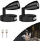 CPROSP 12v LED Spot Leselampe Interior Led Licht Einstellbarer Schalter,Natürweiß, 220lm, 60 * 96mm,Schwarz, 3000-3500K