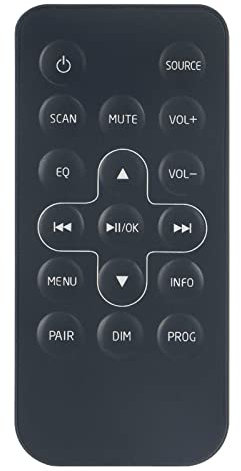 New 105000430 Replaced Remote Control 105000430 Sound bar Remote Control Replacement fit for LOGIK L37SPDB14 105000430 Remote Controller