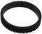SG Store Nahtloser Fokusring für Objektiv 60 bis 67 mm Durchmesser, folgen Sie dem Standard Fokusring 0,8 Mod Focus Gear Zubehör für Videokamera, Schwarz