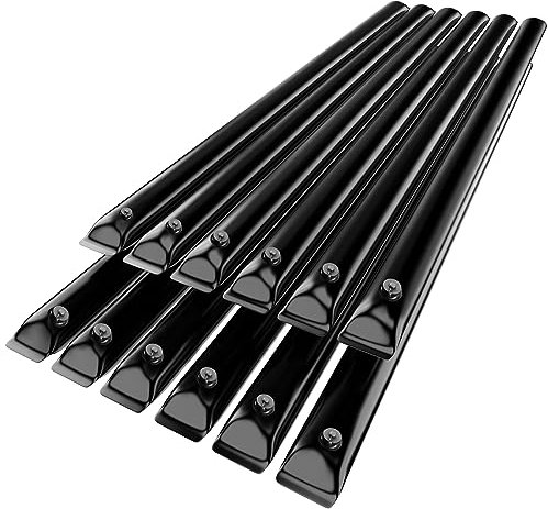 Abimars 0,7 mm dicker, schwarzer Winterwasserschlauch für Schwimmbadabdeckungen, 12 Stück, 2,4 m Wassergewichtsbeutel für Poolseite, dreilagiges Verbundmaterial