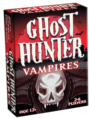 Cheatwell Games Ghost Hunter Vampires Kartenspiel – Ghost Hunter Erweiterbares Kartenspiel Vampire, entworfen für 2–6 Spieler, ab 12 Jahren