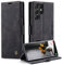 Coque pour Samsung Galaxy S22 Ultra Pochette, Etui Protection Housse Premium en Cuir PU,Etui à Rabat Pochette de Portefeuille Étui pour Samsung Galaxy S22 Ultra 5G Case, Noir