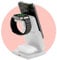 Magnetic Wireless Charger Stand & Detachable Power Bank | Fast Charging Magnetic Wireless Charging Station for Apple iPhone 16, 15, 14, 13, & 12 iWatch and AirPods, Removable 5000mAh Battery (White)