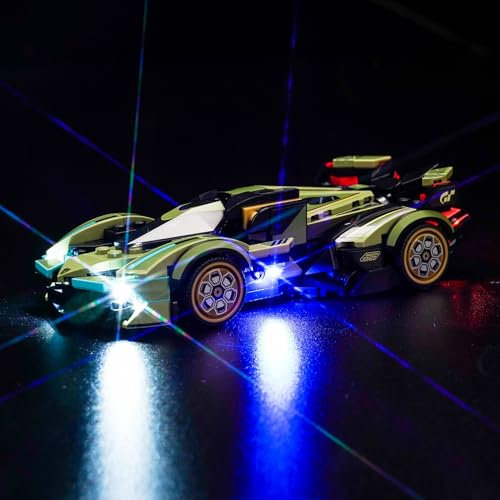 Led Licht Set Kompatibel mit Lego Lamborghini Lambo V12 Vision GT Super Car (Kein Modell), Dekorationsbeleuchtungsset Compatible with Lego 76923 Lamborghini Lambo V12 Vision GT Super Car