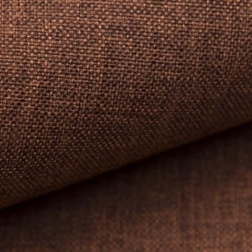 TAPHICEROS Leinenstoff, Orange 250cm x 148cm, Dekostoff Polsterstoff Meterware Leinen Leinwandstoff Stoff Strukturstoff für Möbelstoff Vorhangstoff Sofa Stuhl DIY Kissen Tischdecken