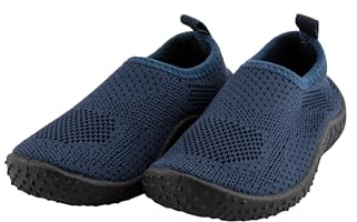 Sterntaler Badeschuhe einfarbig - Baby Aquaschuhe schnelltrocknend - Unisex Schwimmschuhe mit ergonomischer Sohle - flexible & bequeme Kinder Strand Slipper - Bademode - Farbe marine, Größe 24