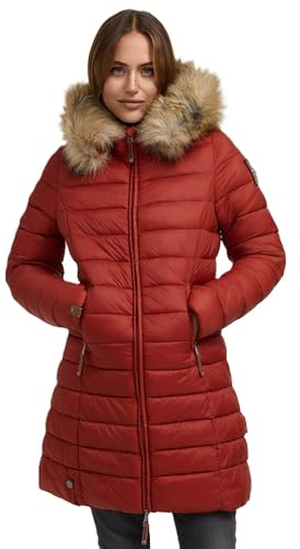 MARIKOO Damen Winter Übergangs Jacke Winterjacke Stepp Mantel gesteppt B647
