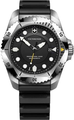 Victorinox Dive pro Herren Uhr analog Automatik mit Kautschuk Armband V241990