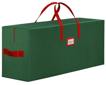 135×34×68cm Caja Para Árbol De Navidad Bolsa Para Árbol De Navidad Bolsa De Almacenamiento Para Árbol De Navidad Tela Oxford Con Asa Sólida Caja De Almacenamiento Grande Para Árbol De Navidad