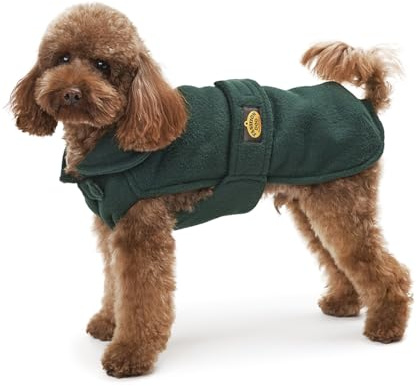 Fashion Dog Fleece-Hundemantel - Grün - 47 cm