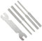 OSALADI 4 Pièces Kit de Câbles Acier Inoxydable pour Rambarde de Terrasse avec Vis Robustes pour Fixation pour Installations Intérieures et Extérieures