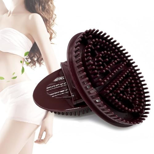 2 Stücke Massagebürste, Meridiana-Bürsten-Massagekörper, Körper-Gua-Sha-Bürste, Tragbare Gua-Sha-Massagebürste, Fördert die Durchblutung, Lindert Müdigkeit, Ganzkörper Entspannung und Stressabbau