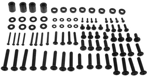TOKIDNY 88pcs Tv Mounting Screw Kit Wall Hanging Hardware Heavy Duty Metal Screws for Tv Bracket Installation Suitable for Home Office Wall Mounting and Monitor Setup
