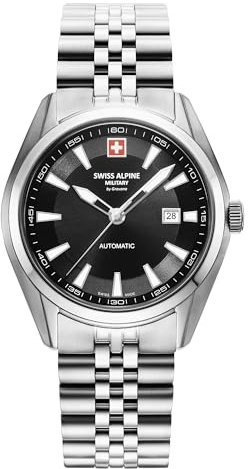 Swiss Alpine Military Herren Automatik Uhr Armbanduhr 7091.2 Edelstahl