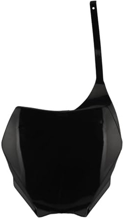 Porta targa per moto Misura per Yamaha YZ125 250 YZ250F YZ450F WR250F WR450F Portanumero anteriore Piatti in plastica(Black)