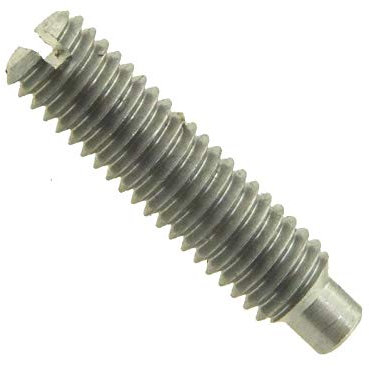 Gewindestift mit Schlitz und Zapfen DIN 417 14 H Stahl blank M 6 x 10-100 Stück