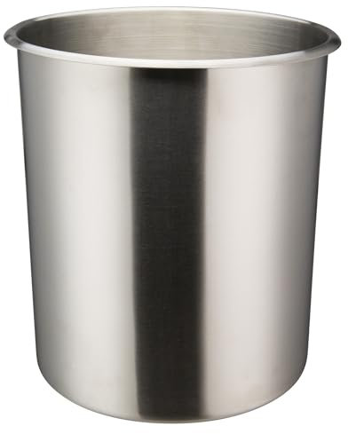 Winco BAMN-12, 12-Quart Stainless Steel Bain Marie Pot W/О Lid, NSF, Double Boiler, Sauce Pot