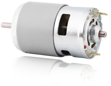 775 DC Motor, DC 12V Brushless Motor DC Bürstenloser Motor Hochdrehmoment Turbo Getriebemotor Elektromotor Total Metall Geschwindigkeitsreduzierung Getriebemotor, 0.32A 150W 13000-15000RPM