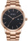 BUREI Uhren Quarz Herren Armbanduhren Minimalistische Uhr Herren Analog Wasserdicht Armbanduhr Roségold