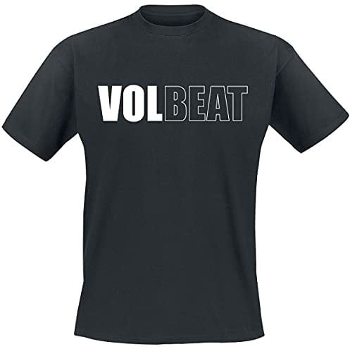 Volbeat Logo Männer T-Shirt schwarz 4XL 100% Baumwolle Band-Merch, Bands, Nachhaltigkeit