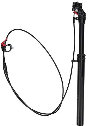 Fahrradsattelstütze, 27,2 Mm / 31,6 Mm Verstellbare Sattelstütze aus Mountainbike Wire Control Aluminiumlegierung Mountainbike Drahtsteuerung Sattelstütze Verstellbares Fahrradsattelrohr(27.2mm)