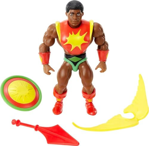 Masters of the Universe HDR90 - MOTU Origins, Sun-Man, ca. 14 cm große Actionfiguren, Figuren zum Spielen und Sammeln, Spielzeug Geschenk Kinder ab 6 Jahren und erwachsene Sammler