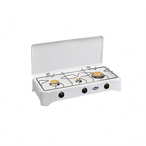 Parker Fornello 3 fuochi a gas Gpl per uso esterno Made in Italy - 5324