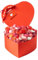 Onza Caja Chuches para Regalar por Aniversario, Cumpleaños - Corazón Chucherías y Gominolas surtidas - Chuches 1kg - Regalos originales para mujer - Regalos Originales hombre