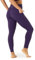 LAPASA Women's High Waist Tummy Control Yoga Leggings with Side Pockets Breathable Activewear Sports Tights L01B1 (Purple, Small)