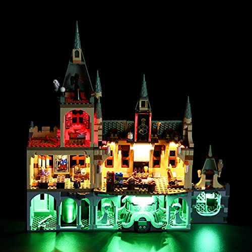 GEAMENT Kit de Luces LED Compatible con Lego Harry Potter Hogwarts Secrets Chamber - Conjunto de luz para Harry Potter 76389 (Juego no Incluido)