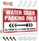 Home Blechschild Water Skier Parking Only Blechschild Home Blechschild Cool Things Under 20 Dollar (Größe: 20 x 30 cm)