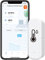 Sensore Igrometro WiFi con , collegamento dispositivo intelligente, sensore di temperatura wireless e umidità con app remota per interni ed esterni, lavorare con per Tuya