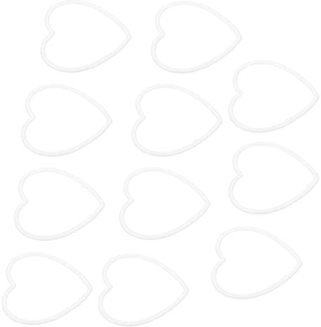 Dream Catcher Hoops Bulk 20pcs Heart Dream Catcher Rings Acrylic Dreamcatcher Rings Macrame Hoop Rings for Mothers Day Birthday Gift DIY Craft Supplies 10cm Hoop Ring