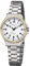 REGENT Reloj de mujer unisex de titanio con correa de eslabones, analógico, 10 ATM, cristal de zafiro 3287.91.99, Cinta de titanio-blanco-bicolor, Pulsera