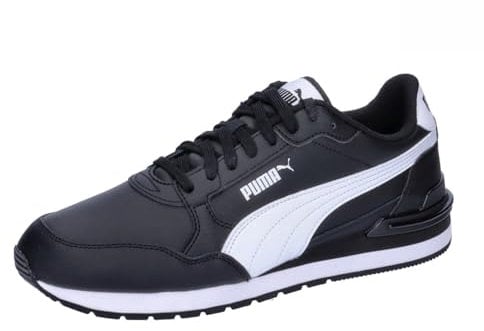PUMA Unisex ST Runner v4 L Sneaker, Black White, 40.5 EU