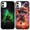 2 Stück Handyhülle für Xiaomi Redmi 13C Hülle 6.74 Zoll, Anime Zoro Luffy Gear 5 Nika Manga Junge Muster Design Case Stoßfest Schutzhülle TPU Bumper Weich Ultra Dünn Cover, Schwarz